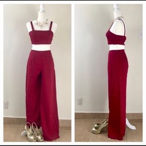 Matching Burgundy Set